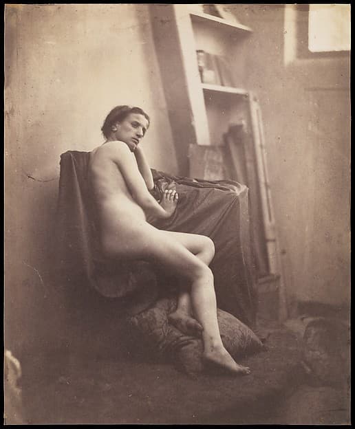 [Female Nude in Studio], by Franck-François-Genès Chauvassaignes