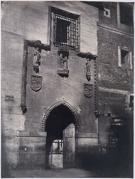 [Madrid. Facade of the Hospital of "La Latina"], by Charles Clifford