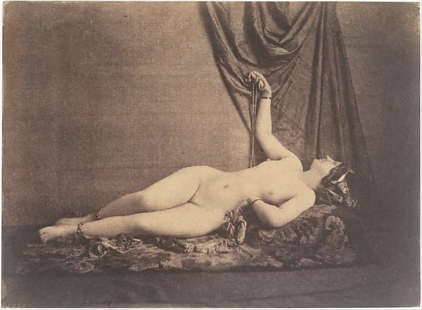 [Reclining Female Nude], by Julien Vallou de Villeneuve