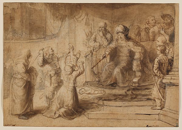The Judgment of Solomon, by Constantijn Daniel van Renesse
