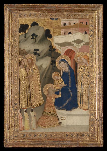 The Adoration of the Magi, by Italian, Neapolitan Follower of Giotto