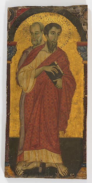 Saints Bartholomew and Simon, by Master of Saint Francis