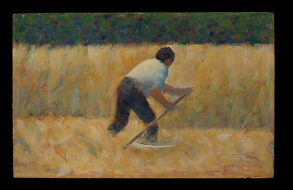 The Mower, by Georges Seurat