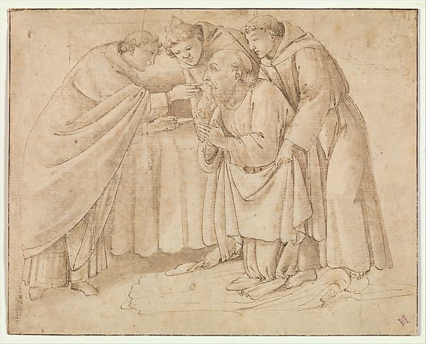 The Last Communion of Saint Jerome, by Botticelli (Alessandro di Mariano Filipepi)