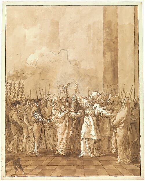 The Betrothal of the Virgin, by Giovanni Domenico Tiepolo