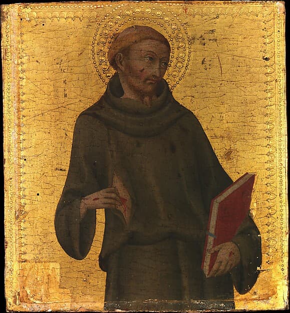 Saint Francis, by Sano di Pietro (Ansano di Pietro di Mencio)