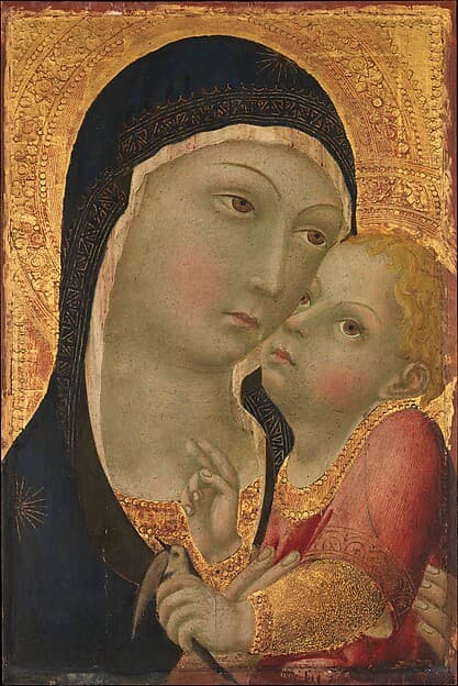 Madonna and Child, by Sano di Pietro (Ansano di Pietro di Mencio)