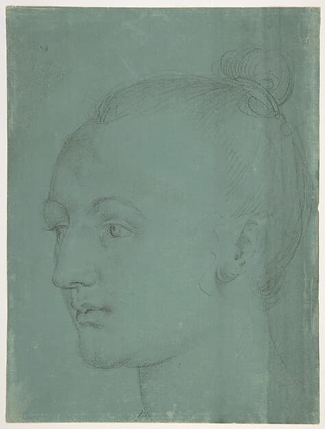 Head of a Young Woman, by Albrecht Dürer
