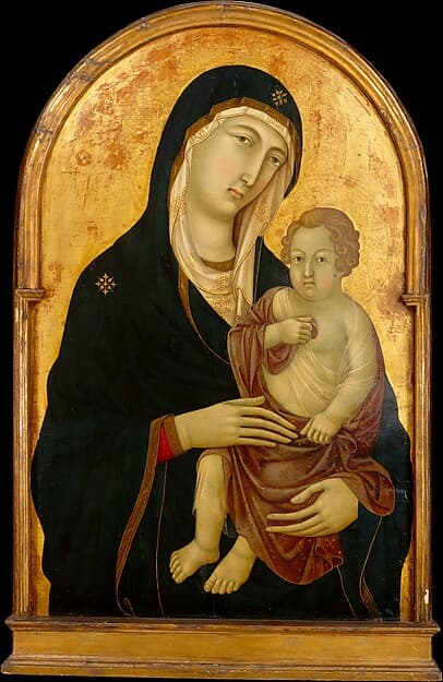 Madonna and Child, by Ugolino da Siena (Ugolino di Nerio)
