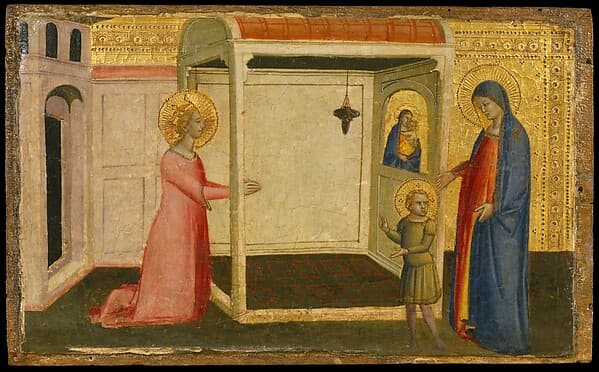 The Vision of Saint Catherine of Alexandria, by Master of the Orcagnesque Misericordia