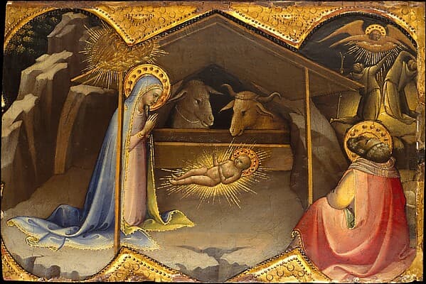 The Nativity, by Lorenzo Monaco (Piero di Giovanni)