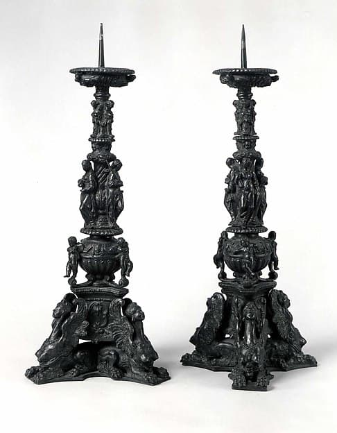 Altar candlestick, by Andrea di Alessandri, called Il Bresciano