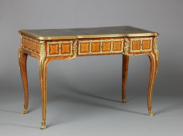 Writing table, by Joseph Baumhauer