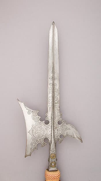 Halberd of Wolf Dietrich von Raitenau, Prince-Archbishop of Salzburg (reigned 1587–1612)
