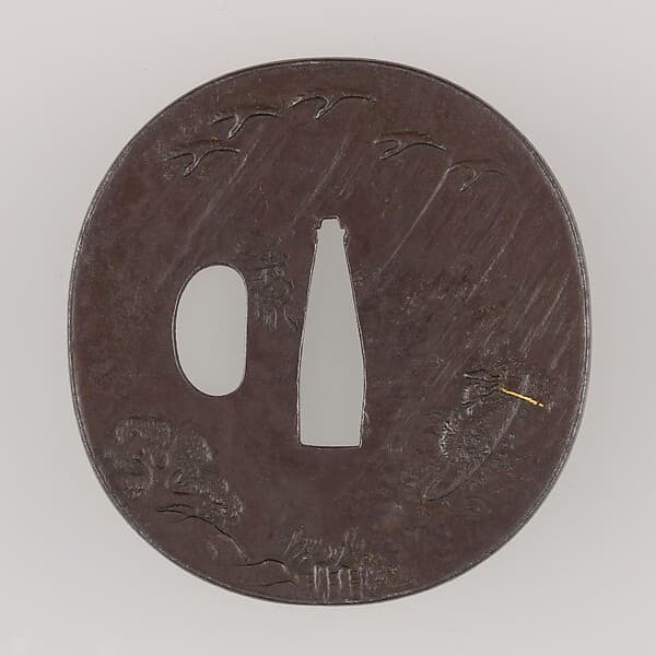 Sword Guard (Tsuba), by Honjō Yoshitane