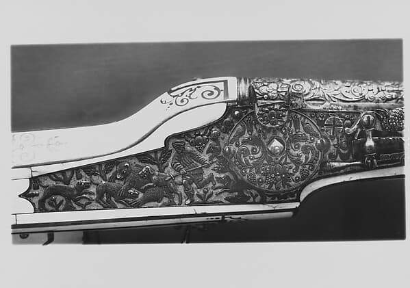 Wheellock Rifle, by Daniel Sadeler