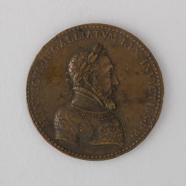 Medal Showing Henry II of France