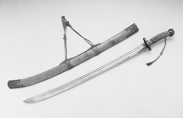 Sword with Scabbard and Belt Hook