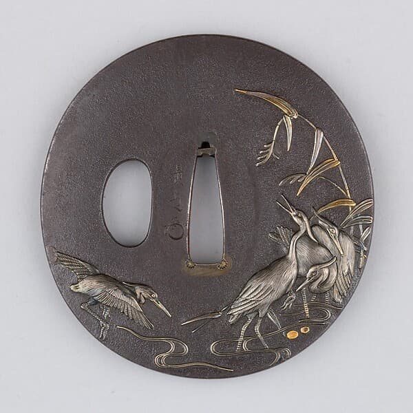 Sword Guard (Tsuba), by Ichinomiya Nagatsune