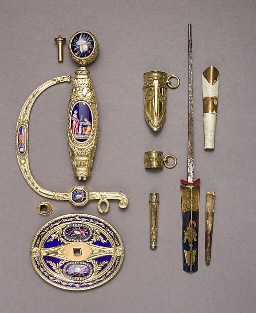 Smallsword Hilt and Scabbard Mounts, by James Morisset