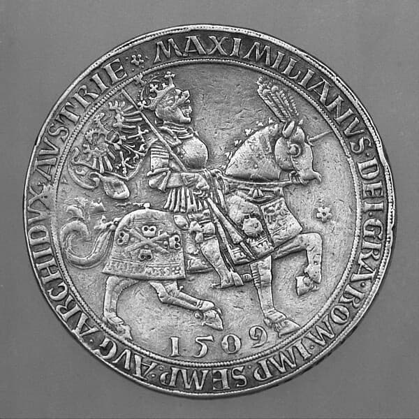 Presentation Coin of Maximilian I, by Ulrich Ursentaler