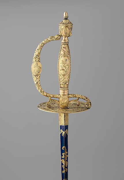 Smallsword with Scabbard and Case, by Michael Barnett