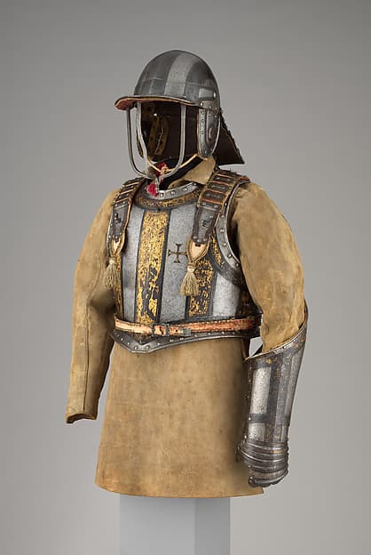Harquebusier's Armor of Pedro II, King of Portugal (reigned 1683–1706) with Buff Coat, by Richard Holden