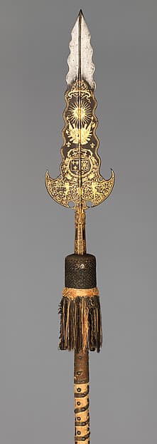 Partisan Carried by the Bodyguard of Louis XIV (1638–1715, reigned from 1643)