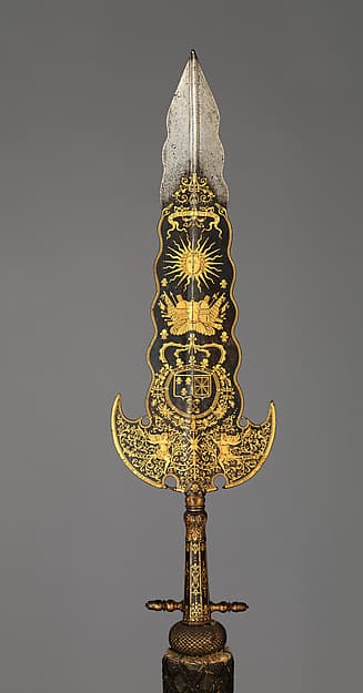 Partisan Carried by the Bodyguard of Louis XIV (1638–1715, reigned from 1643), by Bonaventure Ravoisie