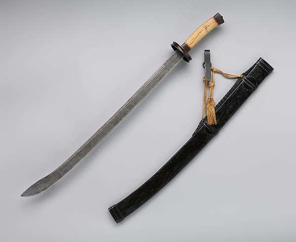 Saber with Scabbard and Belt Hook (清 腰刀)