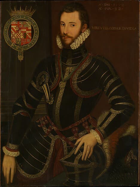 Portrait of Walter Devereux (1539–1576), First Earl of Essex, by British Painter