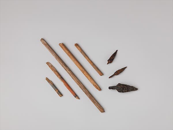 Five Projectile Shafts