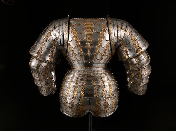 Backplate and Hoguine (Rump Defense) from a Costume Armor, by Kolman Helmschmid