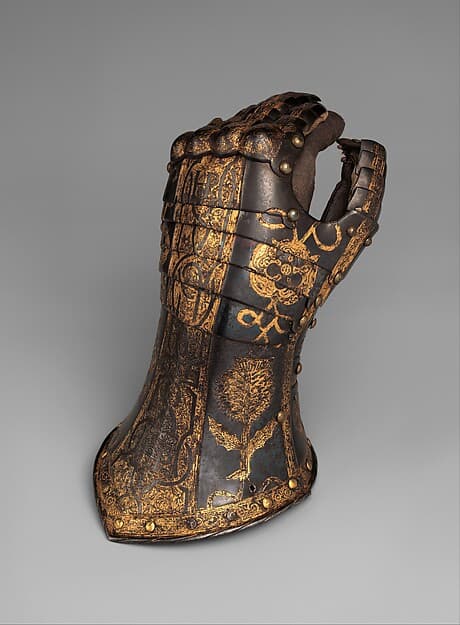 Left Gauntlet of Henry (1594–1612), Prince of Wales, by Jacob Halder