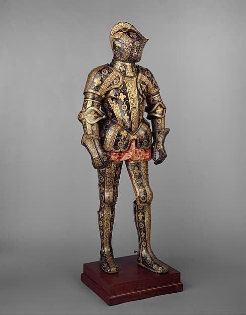Armor Garniture of George Clifford (1558–1605), Third Earl of Cumberland, by Jacob Halder
