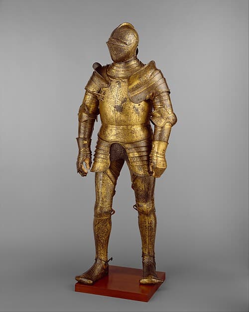 Armor Garniture, Probably of King Henry VIII of England (reigned 1509–47), by Royal Workshops at Greenwich