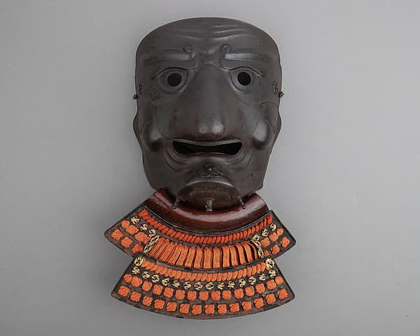 Mask (Tengu-bo) of Mountain God Face with Gorget