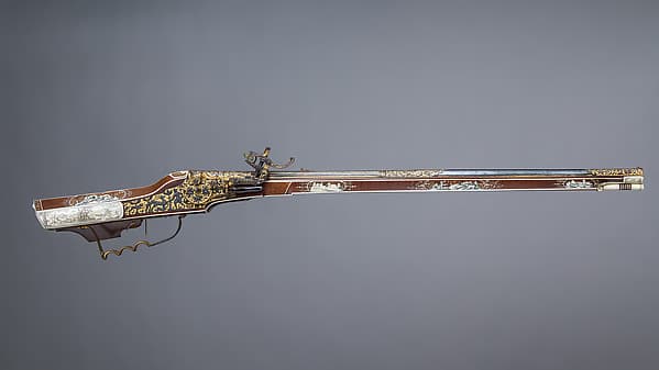 Wheellock Rifle, by Daniel Sadeler