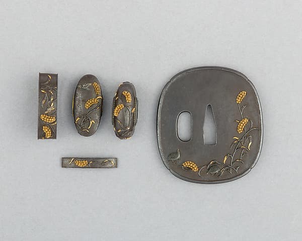 Set of Sword Fittings (Mitokoromono), by Ginshōtei Tōmei