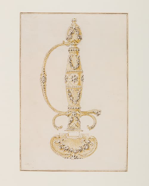 Design for the Hilt of a Small-Sword, by Luigi Valadier