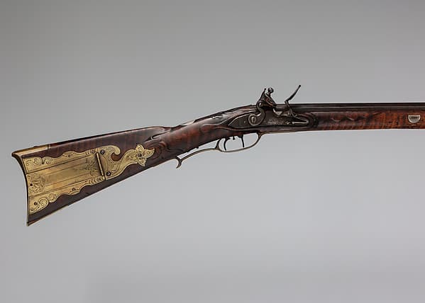 Flintlock Longrifle, by George Schreyer, Sr.