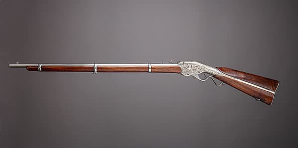 Evans Repeating Rifle Co. Transition Model Lever Action Musket, by Evans Repeating Rifle Company