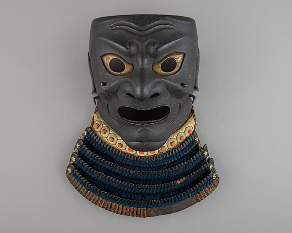 Mask (Sōmen) with Gorget