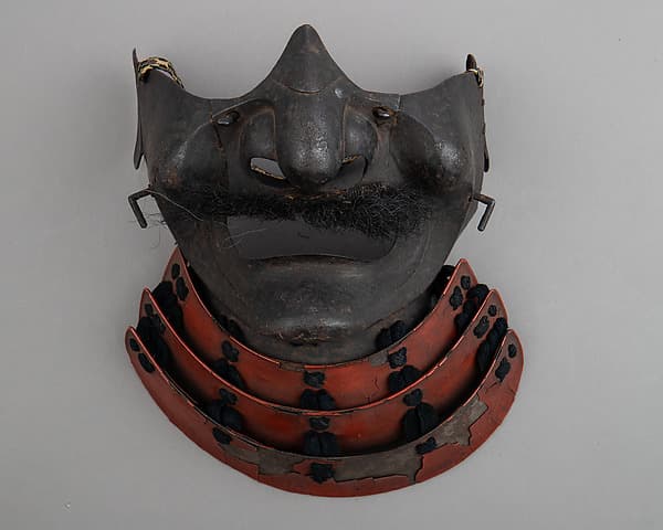 Half Mask (Menpō) with Gorget