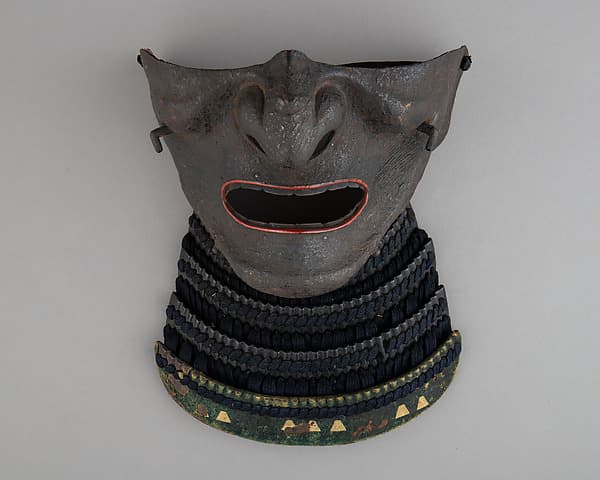 Half Mask (Menpō) with Gorget