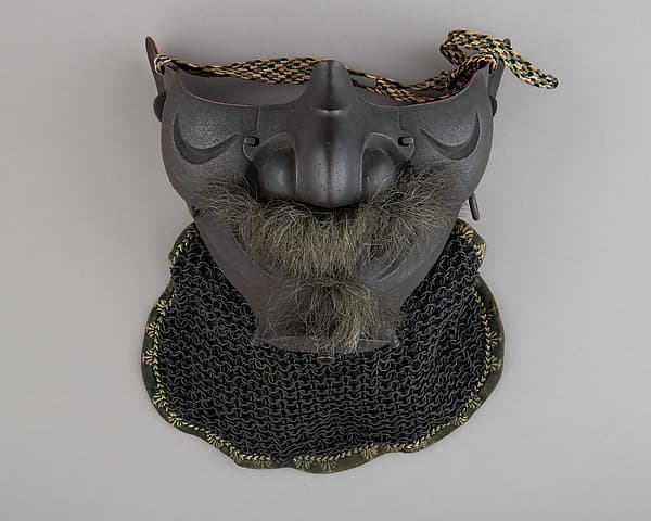 Half Mask (Menpō) with Mail Gorget
