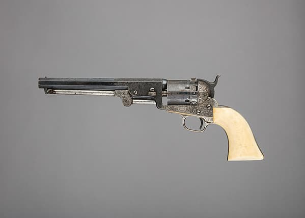 Colt Model 1851 Navy Revolver with Thuer Conversion for Self-Contained Cartridges, Serial no. 27060, by Samuel Colt