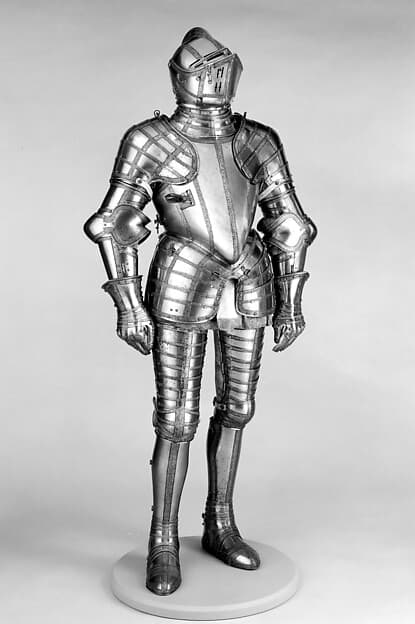 Field Armor Probably of Sir John Scudamore (1541 or 1542–1623), by Jacob Halder