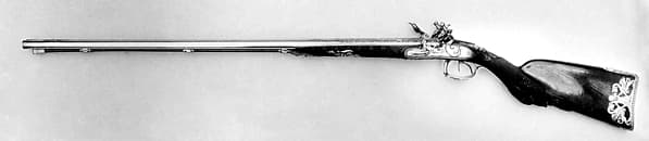 Double-Barreled Flintlock Shotgun, by François Pirmet