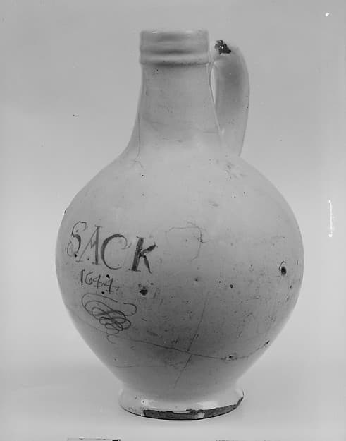 Sack bottle, by Lambeth Factories